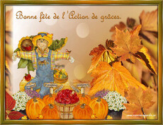 Carte Action de Gr�ces 3