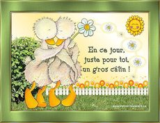 Carte C�lins et Bisous 2
