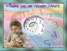 Carte Changement d'heure Automne 10