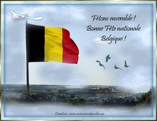 Carte F�te nationale - Belgique 2