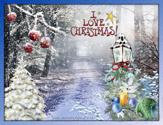 Carte Holidays statique 12