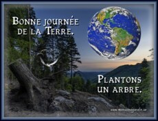 Carte Jour de la Terre anim�e 3