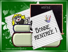 Carte La rentr�e 16