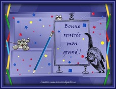 Carte La rentr�e 3