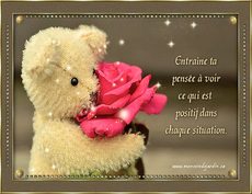 Carte Soyons positifs 10