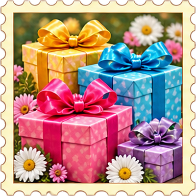 Timbre Anniversaire 7