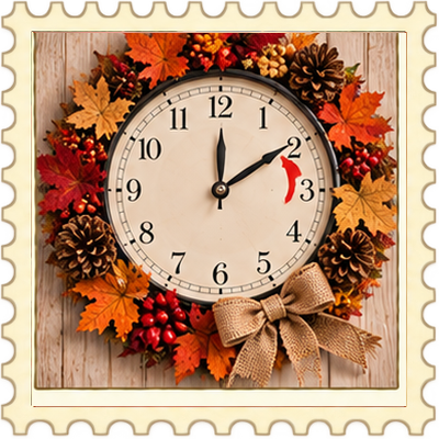 Timbre Changement d'heure - Automne 7
