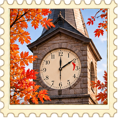 Timbre Changement d'heure - Automne 8