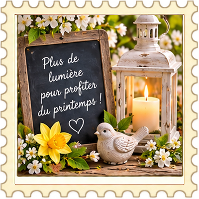 Timbre Changement d'heure - Printemps 9