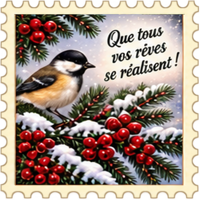 Timbre Nouvel An 6