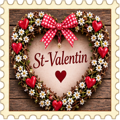 Timbre Saint-Valentin 5